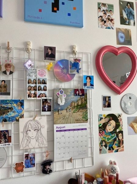 Hiasan Wall Grid Modern